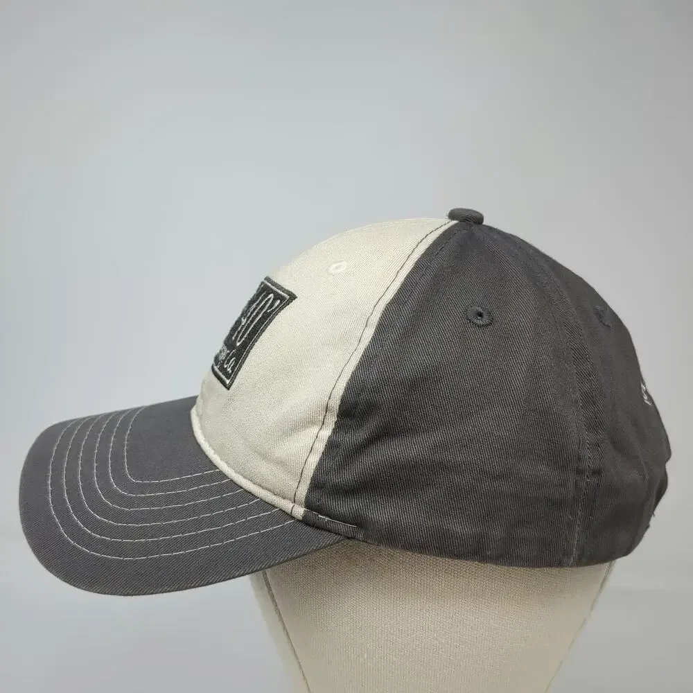 Brewery Branding Co Snapback Hat Gray One Size Two Tone Washougal WA Craft Beer